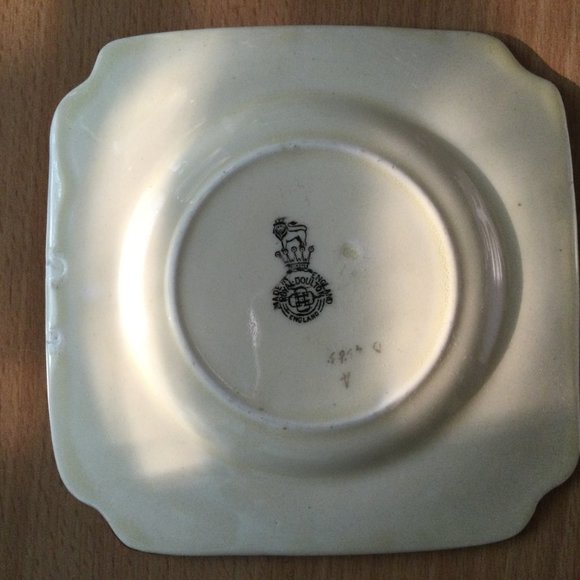 Royal Doulton woodland series small 5" plate square shape beautiful rural scene - Picture 5 of 5